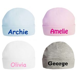 personalised baby baseball caps