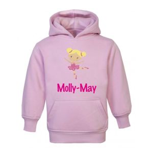 Ballerina Any Name Childrens Hoodie
