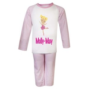Ballerina Any Name Childrens Pyjamas