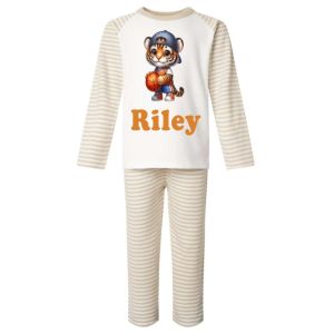 Tiger Basketball Player Any Name Childrens Pyjamas