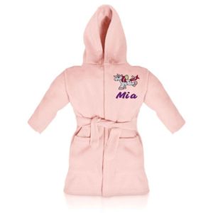Unicorn Any Name Children's Bathrobe