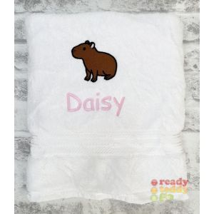 Personalised Bath Towels For Kids - Embroidered Name + GAMING CONTROLLER Design 