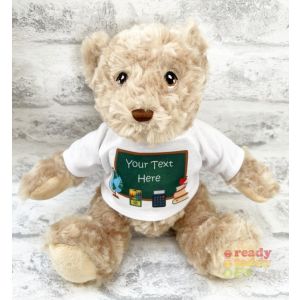 Personalised Any Name / Text Nursery Preschool School Chalkboard Teddy Bears
