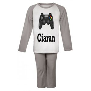 Gaming Controller Any Name Childrens Pyjamas