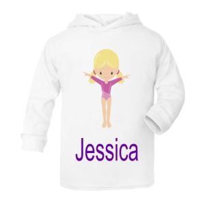 Gymnast Any Name Childrens T-Shirt Hoodie