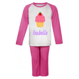 Cupcake Any Name Childrens Pyjamas