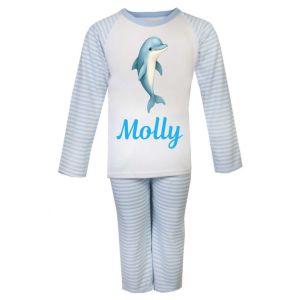 Dolphin Any Name Childrens Pyjamas