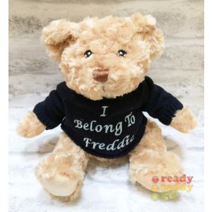 Keel Toys Eco Dougie Teddy Bear with Knitted Jumper