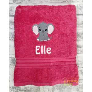 Personalised Bath Towels For Kids - Embroidered Name + GAMING CONTROLLER Design 