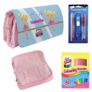 Ballet Dancers Filled Pencil Case