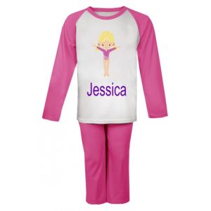 Gymnast Any Name Childrens Pyjamas