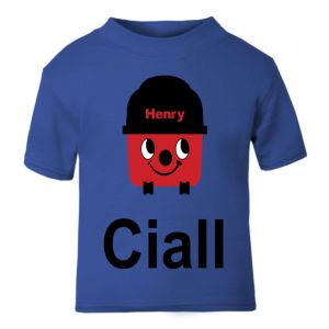 Henry Hoover Any Name Childrens Printed T-Shirt