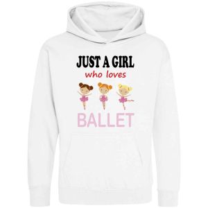 Just a Girl who loves BALLET Childrens Hoodie