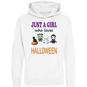 Just a Boy / Girl who loves HALLOWEEN Childrens Hoodie
