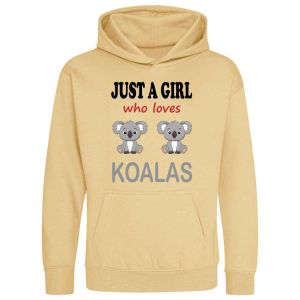 Just a Boy / Girl who loves KOALAS Childrens Hoodie