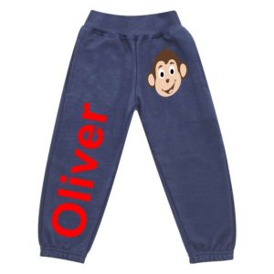Monkey Any Name Childrens Jogging Bottoms