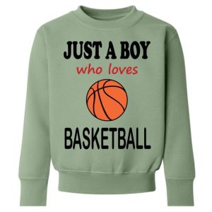 Just a Boy / Girl who loves BASKETBALL Childrens Sweatshirt / Jumper