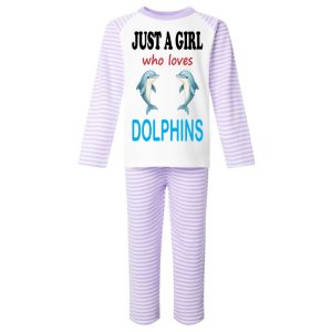 Just a Boy / Girl who loves DOLPHINS Childrens Pyjamas