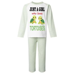 Just a Boy / Girl who loves TORTOISES Childrens Pyjamas