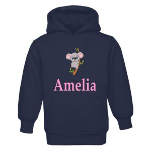 Koala Any Name Childrens Hoodie