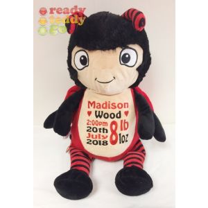 Hobo Font, Red & Black