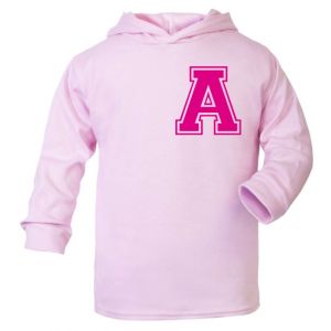 Any Initial (Left Chest) Childrens T-Shirt Hoodie