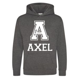 Letter is for Any Name Childrens Hoodie (More Colours & Bigger Sizes)