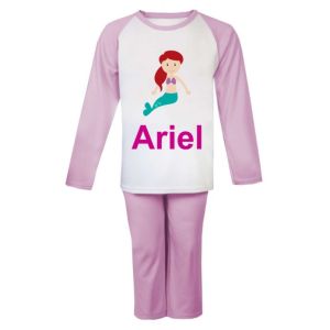Mermaid Any Name Childrens Pyjamas