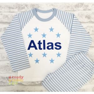 Stars Any Name Childrens Pyjamas