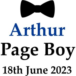 Page Boy / Ring Bearer Wedding Design