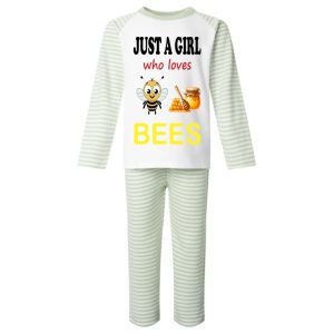 Just a Boy / Girl who loves BEES Childrens Pyjamas