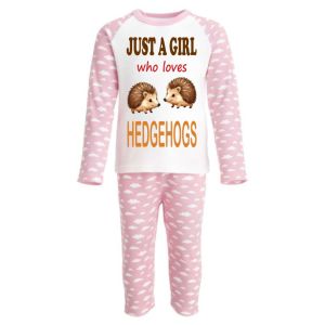 Just a Boy / Girl who loves HEDGEHOGS Childrens Pyjamas