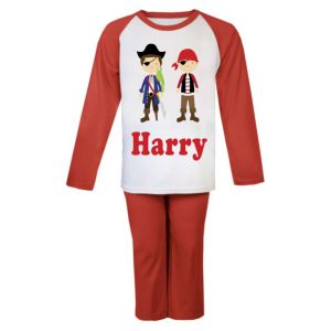 Pirate and First Mate Any Name Childrens Pyjamas