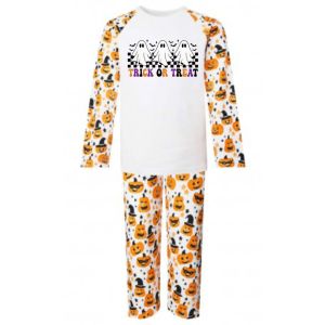 Halloween Trick or Treat Ghosts Any Name Childrens Pyjamas