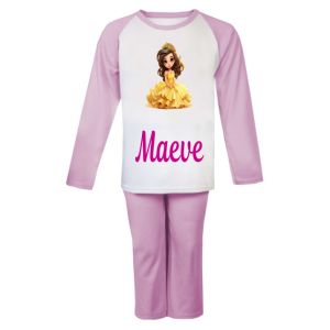 Yellow Princess Any Name Childrens Pyjamas