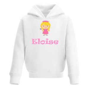 Princess Any Name Childrens Hoodie