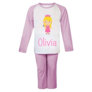Princess Any Name Childrens Pyjamas