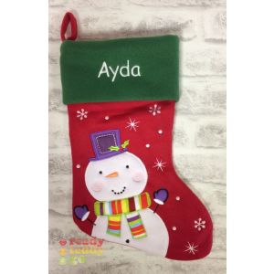 Snowman Christmas Stocking