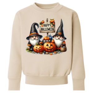Happy Halloween Gnomes Any Name Childrens Sweatshirt / Jumper