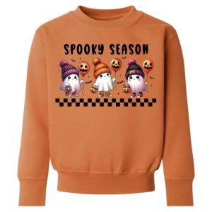 Halloween Spooky Season Any Name Childrens Sweatshirt / Jumper