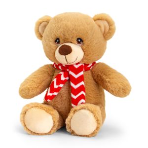 Keel Toys Small 20cm Conker Teddy Bear with Scarf - Plain