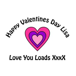 Choice of Printed Design + Text