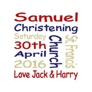 Any Text Square Design