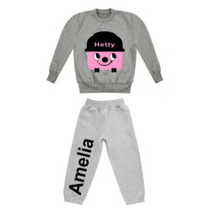 Hetty Hoover Any Name Childrens Tracksuit