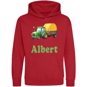 Tractor and Trailer Any Name Childrens Hoodie