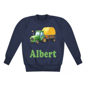 Tractor and Trailer Any Name Childrens Sweatshirt / Jumper