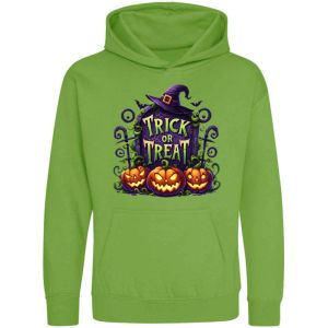 Halloween Trick or Treat Gravestone Pumpkins Any Name Childrens Hoodie