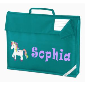 Unicorn Any Name Book Bag