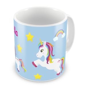 Unicorns + Name Mug