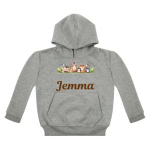 Woodland Animals Childrens Hoodie